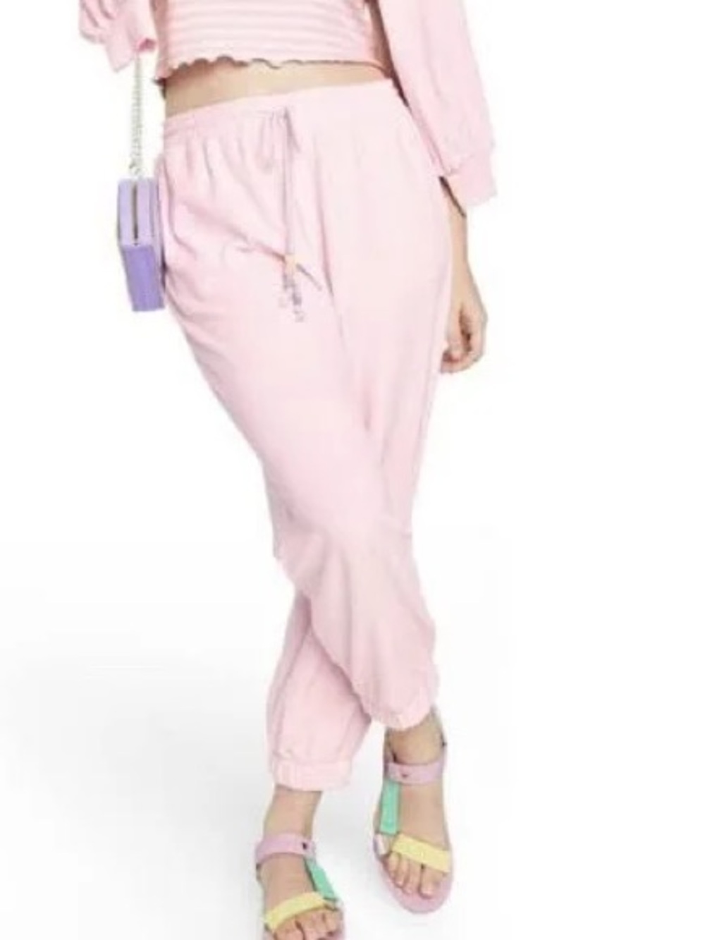 Stoney clover Pink Drawstring Jogger Pants